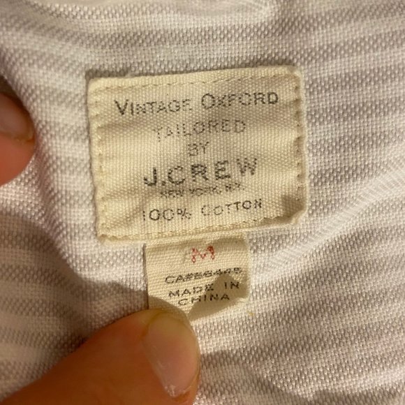 J. Crew Vintage Oxford Striped Button Down - Picture 7 of 7